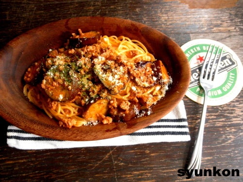 プリっとジューシー！高知県産「米なす」と「赤ピーマン」のナポリタン : 四万十住人の 簡単料理ブログ！ Powered by ライブドアブログ