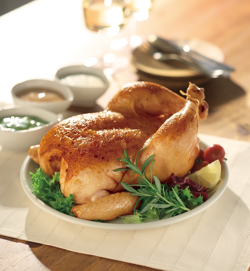 ローストチキンの切り方★クリスマスチキン