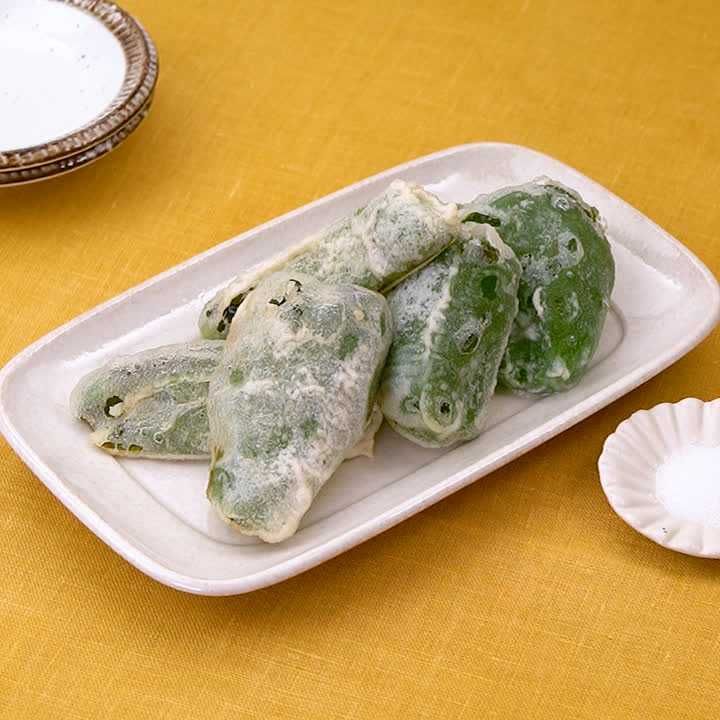 パプリカとピーマンのチーズ天ぷら