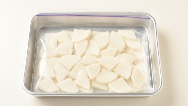 大根の冷凍方法 生、カット、大根おろしで約1カ月保存！カゴメ株式会社