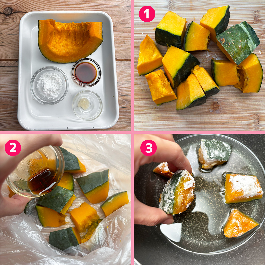 漬けて焼くだけ これがマジ驚くほどウマすぎる！『やみつきサクサクかぼちゃ』Crispy Karaage pumpkin唐揚げ 天ぷら 弁当 おつまみ おかず南瓜 호박Tempurabento