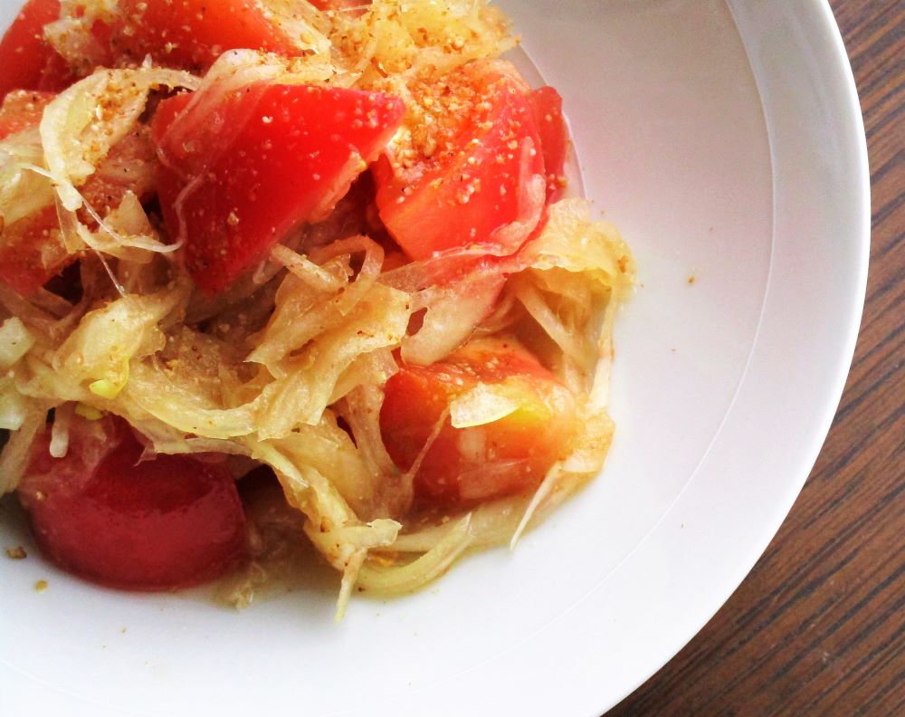 タコと新玉ねぎのマリネ ディルの香りが爽やか - 糖質オフのおうちごはん～持病があっても楽しく生きる～