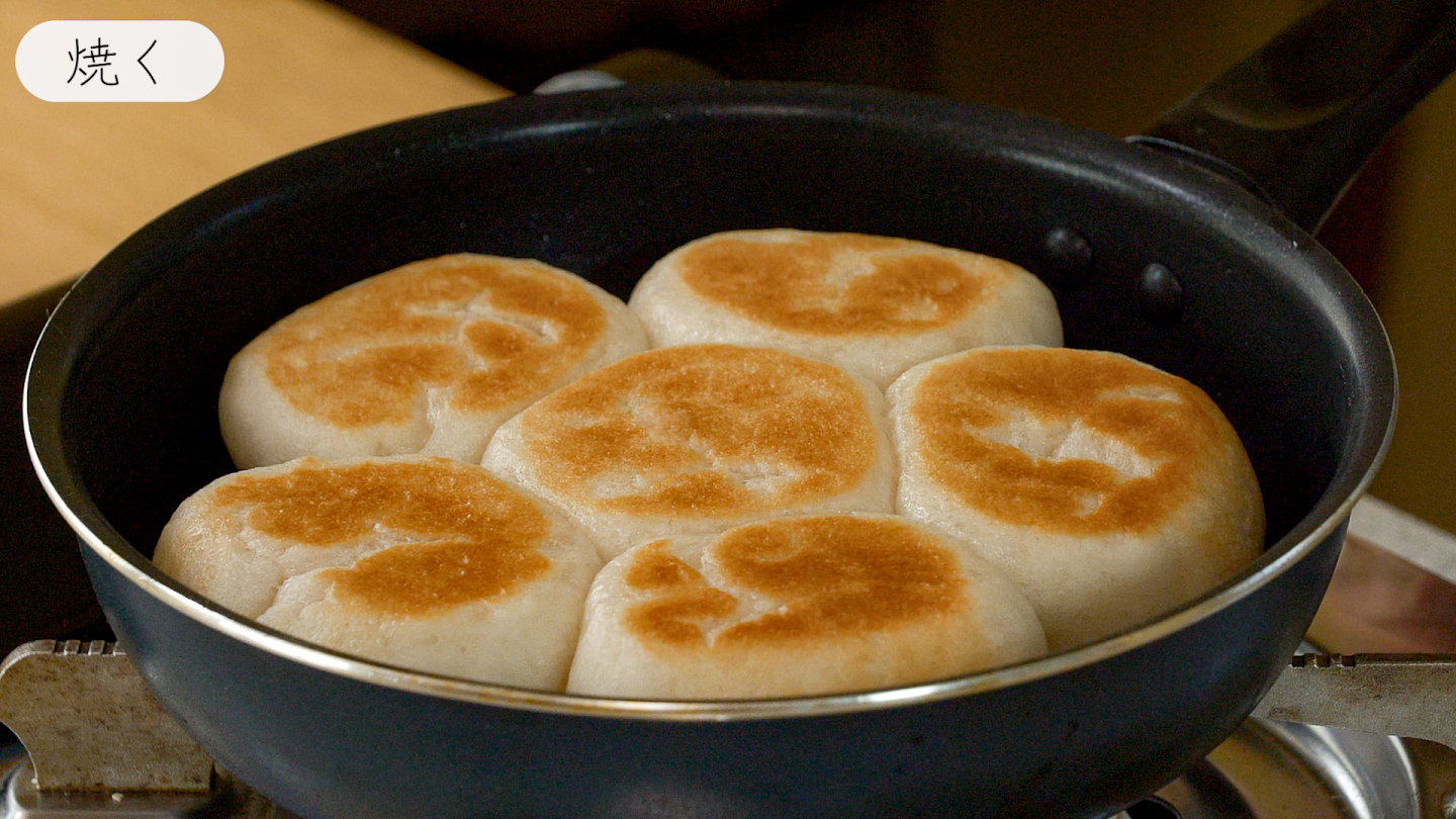 災害時もOK！フライパンで焼く簡単米粉ちぎりパン グルテンフリー