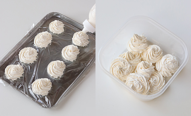 生クリーム衝撃！冷凍保存3カ月