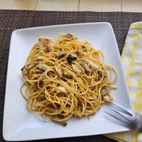 ニンニクとしょう油のシンプル和風パスタ