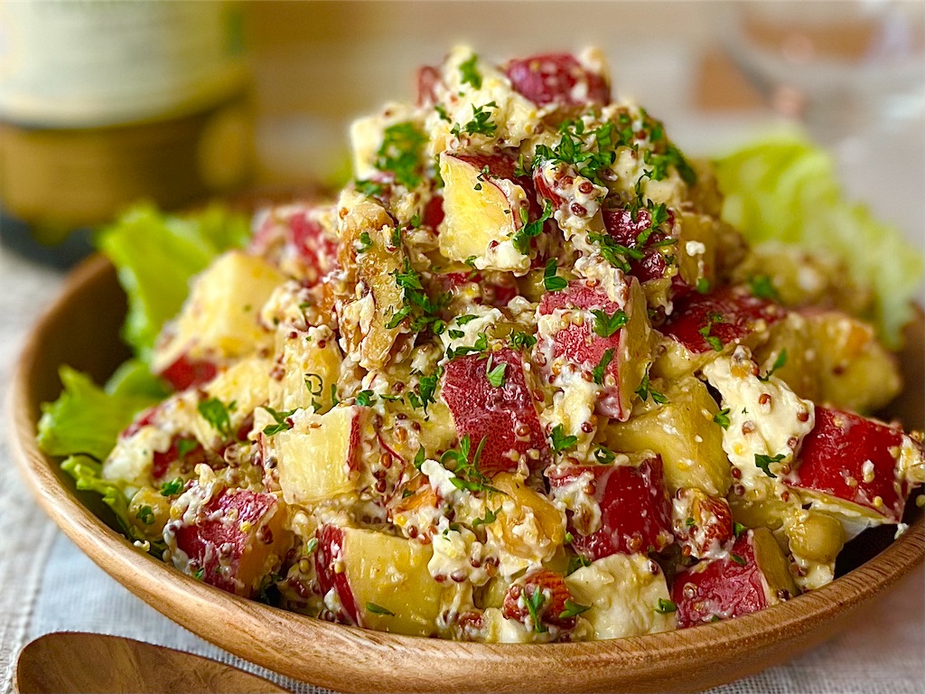 ノンストップ！ さつま芋とクリームチーズのデパ地下サラダレシピ : 三ツ星主婦の「簡単！料理レシピ」