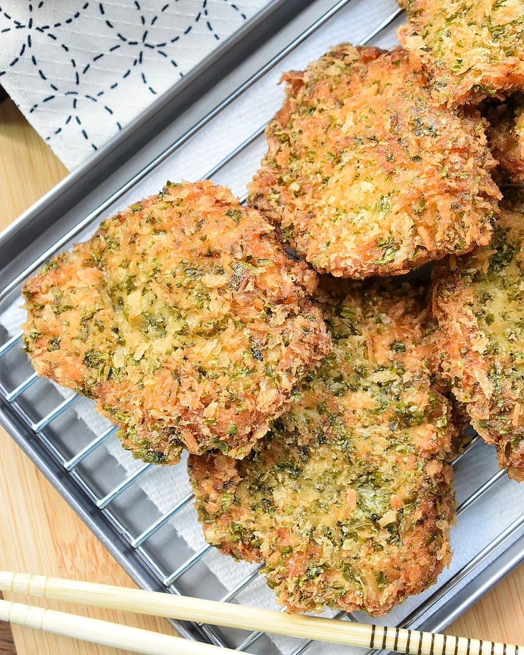 レシピ 鶏むね肉で♬やみつき青のりオイマヨチキン♬ - しにゃごはん blog