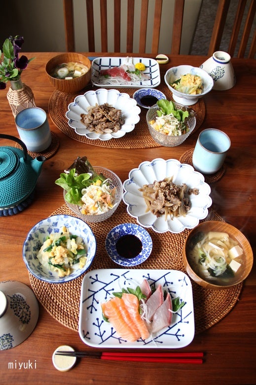 「かつおの香味だれ」の献立