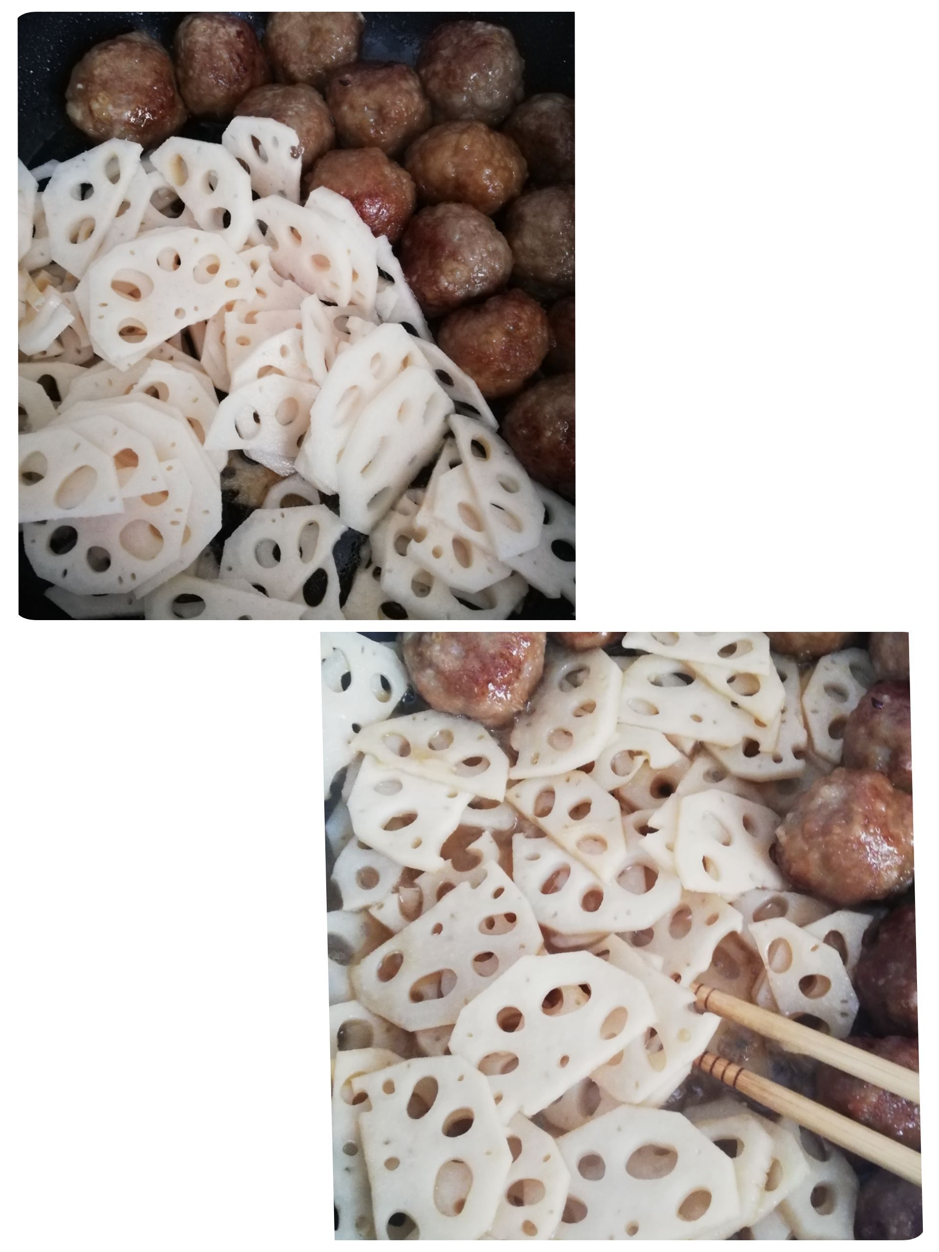 れんこん団子の具だくさんスープ