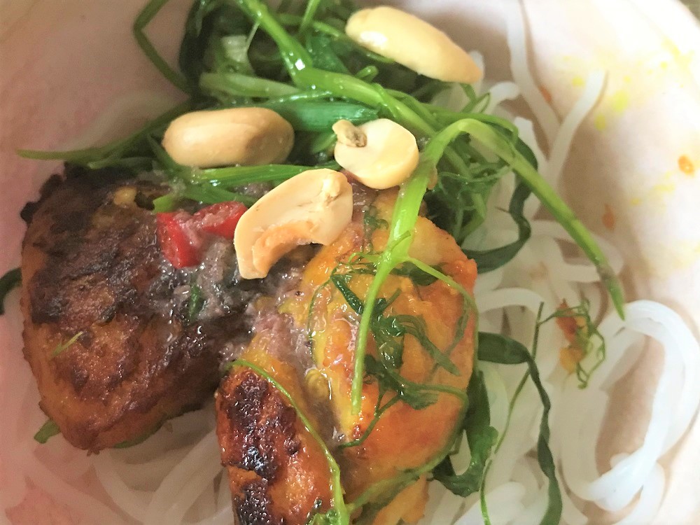 ベトナム風白身魚の天ぷら