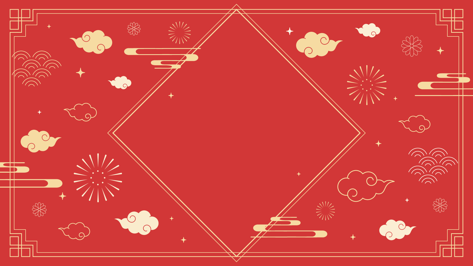 チャイナ風な背景 10種OKUMONO