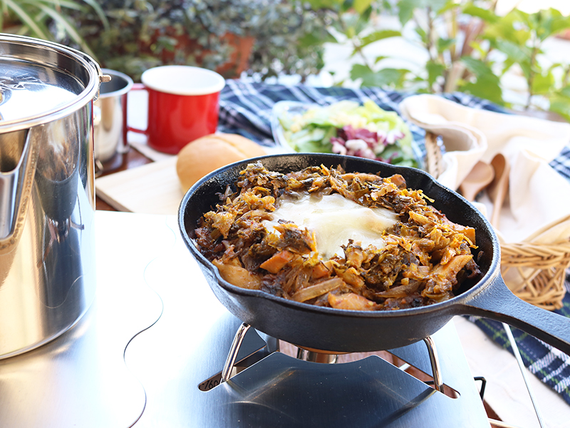 スキレットで「チーズタッカルビ」キャンプ飯新常識Camping Life キャンピングライフ