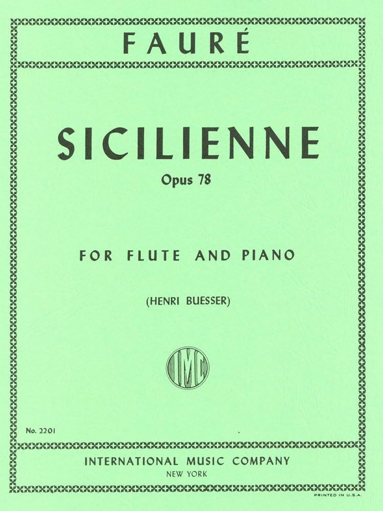 『シチリアーノ 』フォーレ G.Fauré Sicilienne -クラシックピアノ Classical Piano