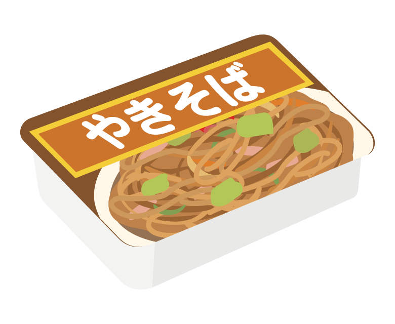 ソース焼きそばイラスト