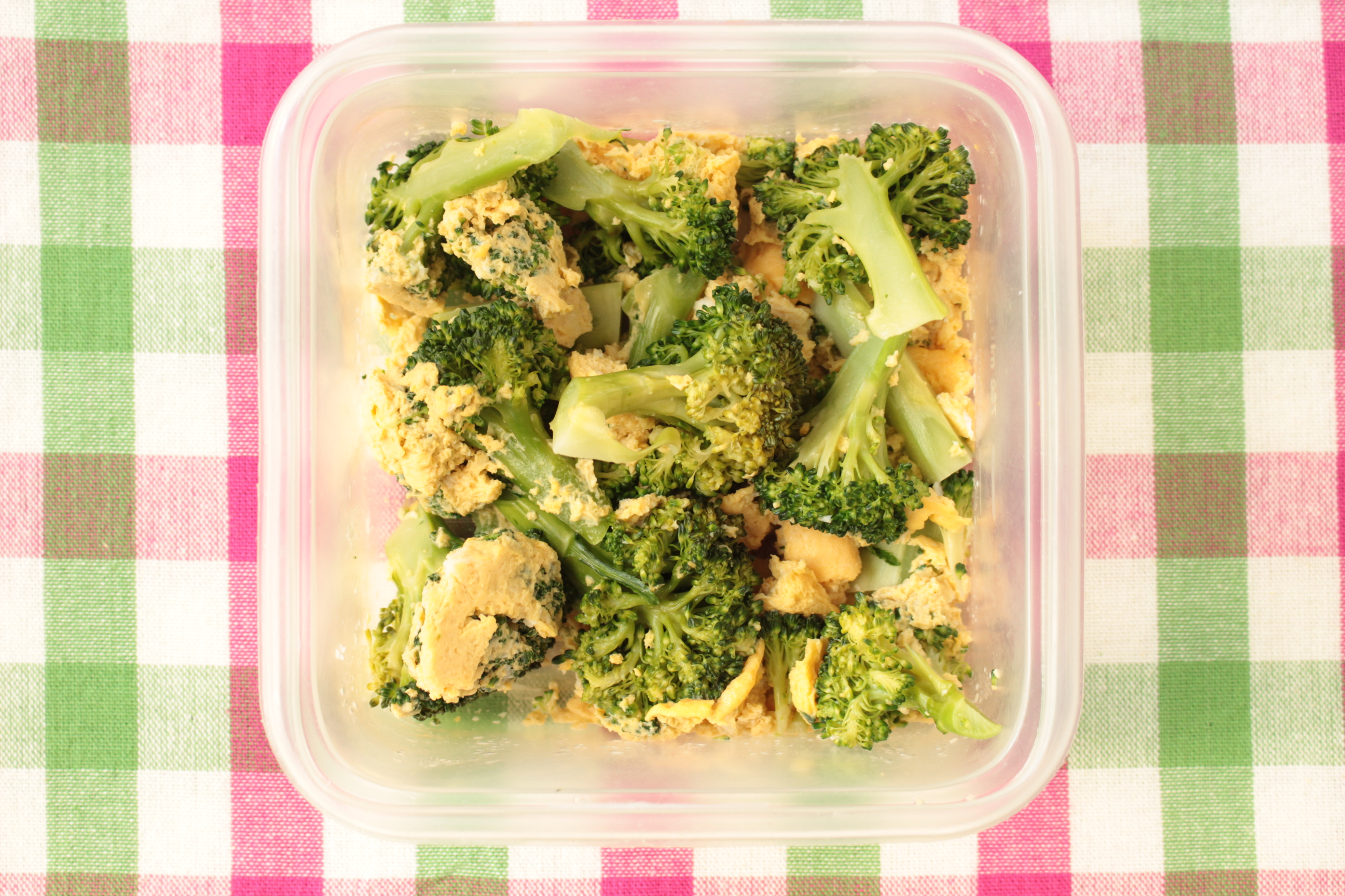 ブロッコリーと厚揚げの甘辛レンジ煮