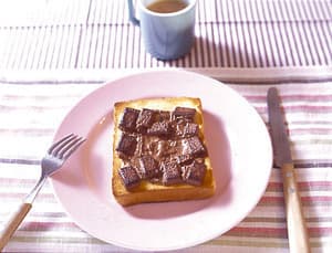 チョコナッツトースト