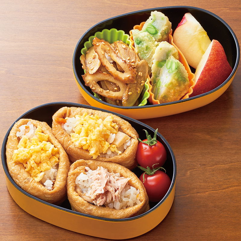 油揚げをチン！して簡単 いなり寿司