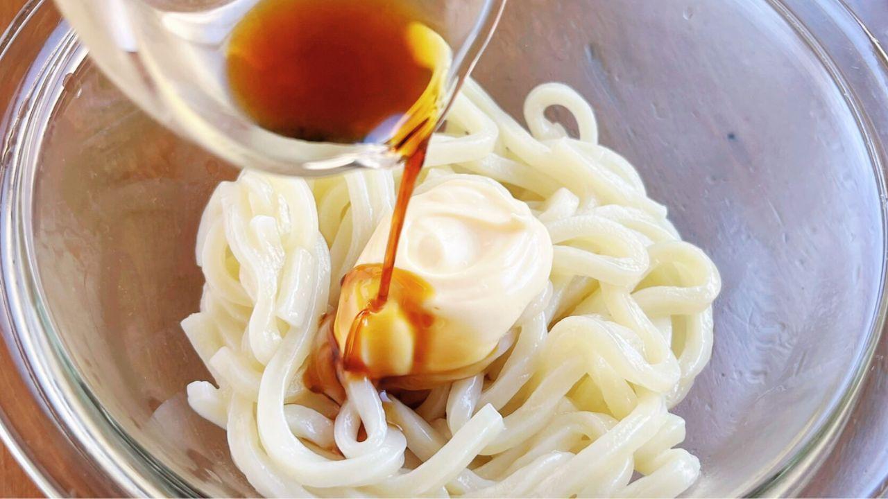 簡単貧乏冷やし油うどんレシピ