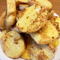 朝食に♪ ディナーロールのフレンチトースト