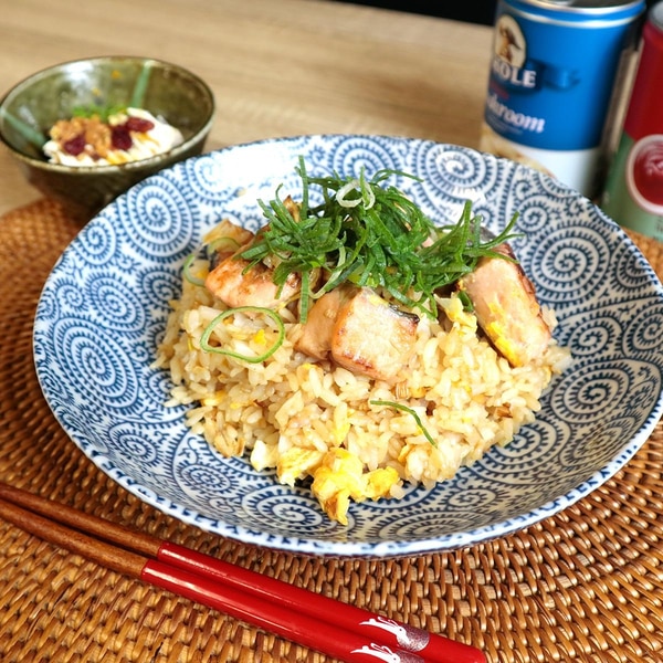 鮭レタスチャーハン