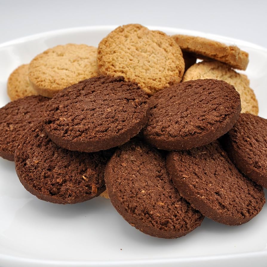 プレーンとココアの丸いアイスボックスクッキークラシル