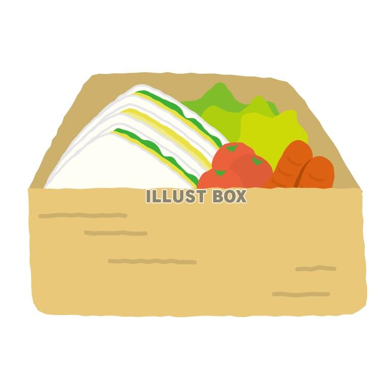 サンドイッチ：イラスト無料