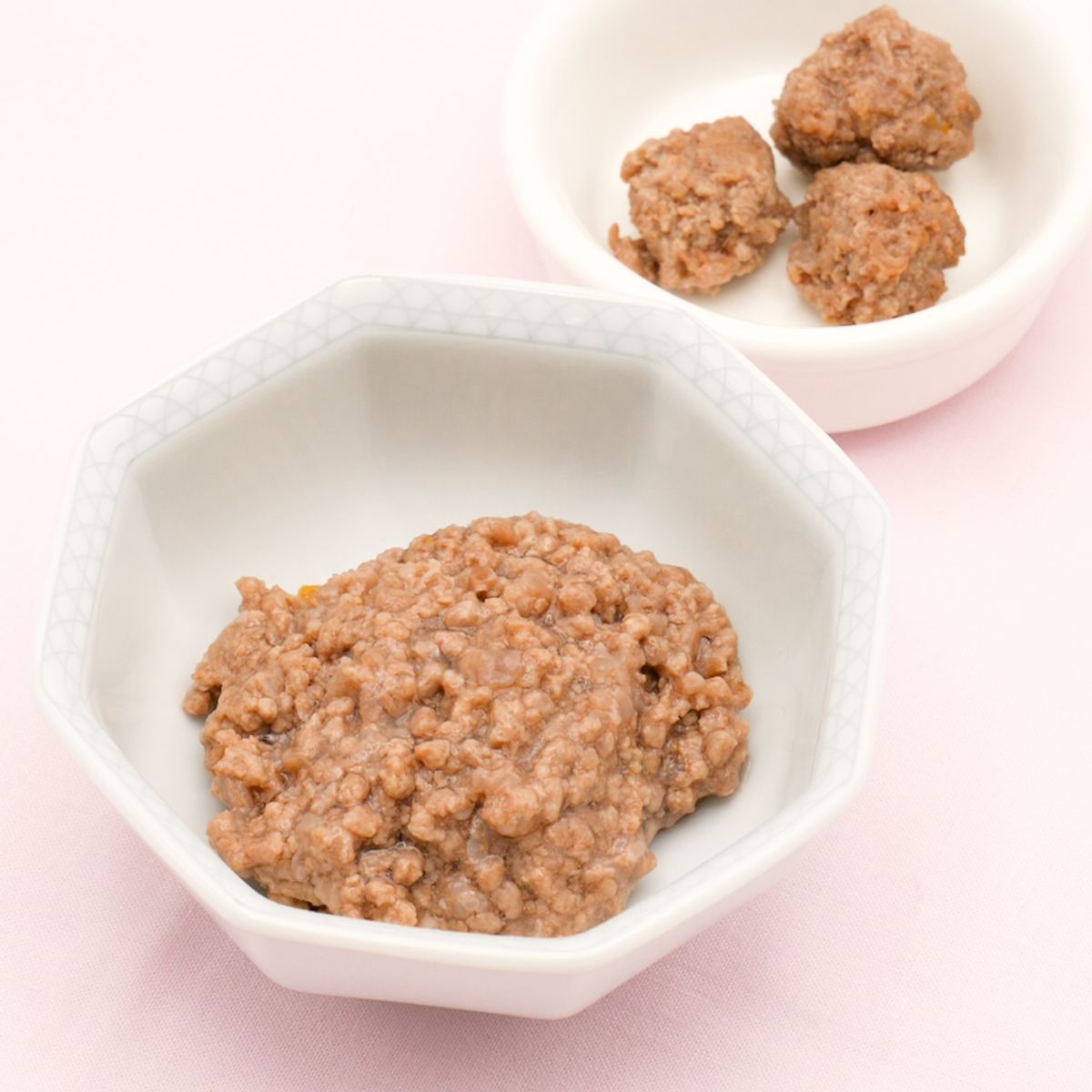 離乳食 牛ミンチ＆玉ねぎのあんかけ丼