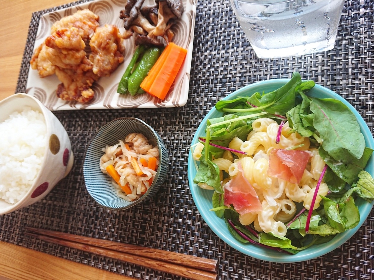 キーマカレーとマカロニサラダの献立│夕飯献立ブログ - Hungry.jp