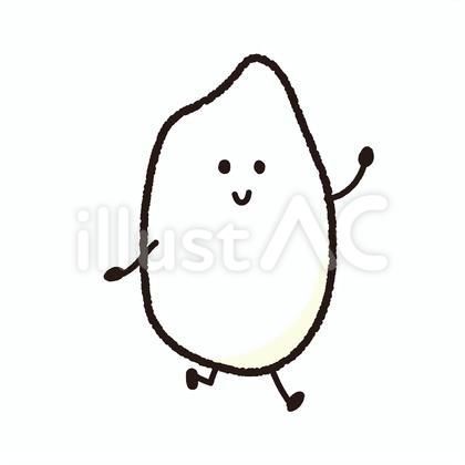 おしゃれ お米イラスト・フリー素材なら「シンテリ」