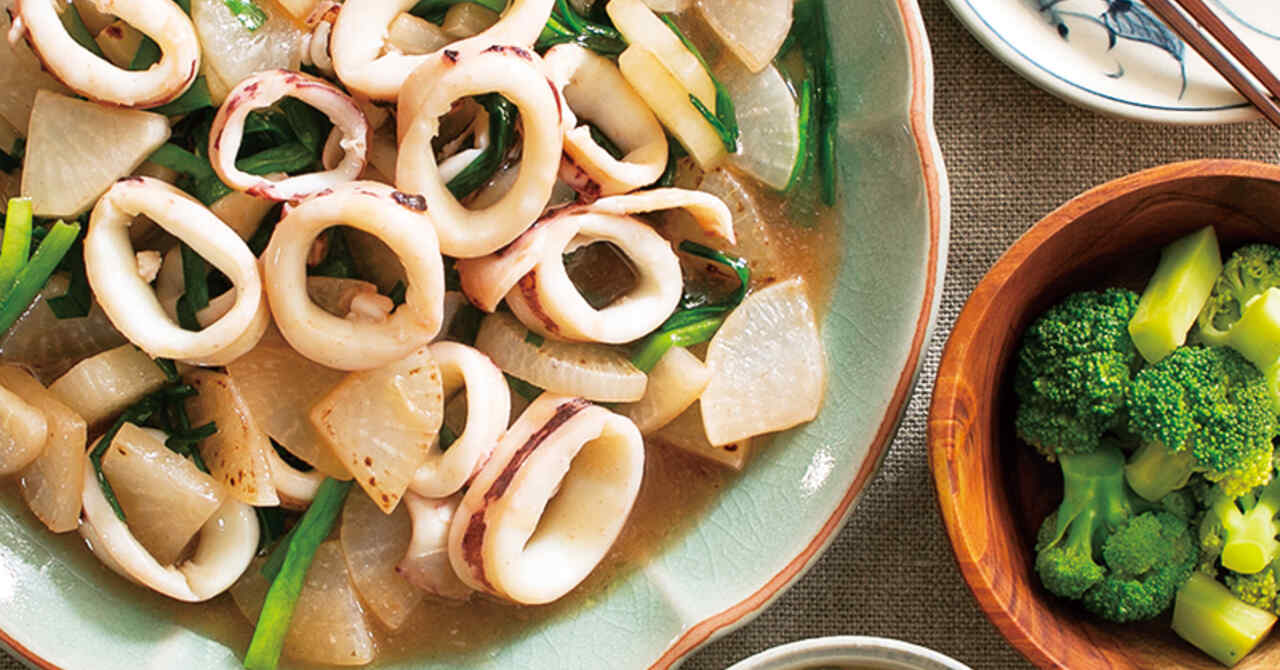 ブロッコリーと大根の卵スープ