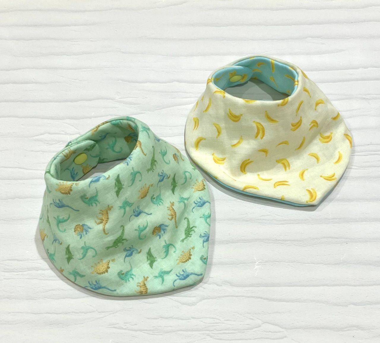 簡単きれい！ベビースタイ よだれかけ の作り方 手縫いOKnunocoto fabric