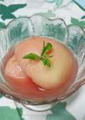 桃のコンポート