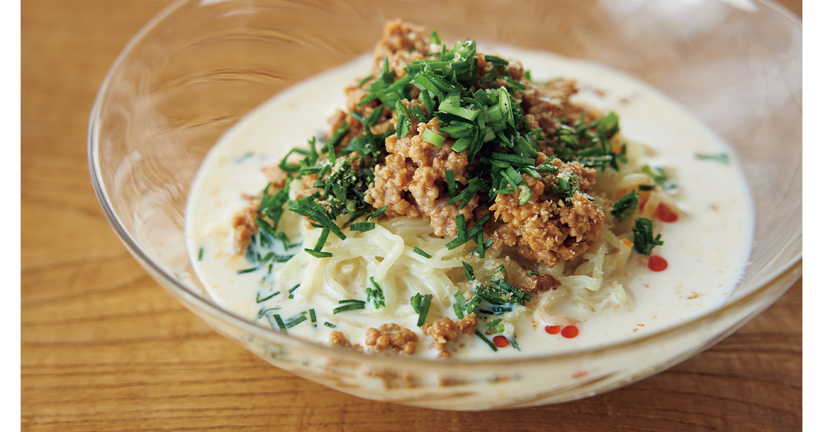 ごま香る豆乳坦々麺