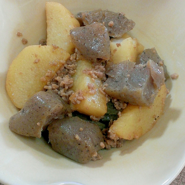 厚揚げと長芋とこんにゃくの煮物 レシピ・作り方 by v 。・。 るん♪0394 - 楽天レシピ