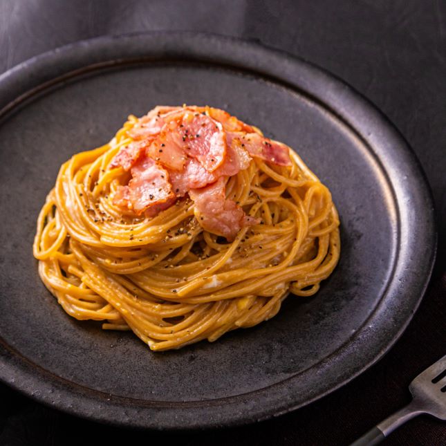 吉祥寺「麦と卵」ふわふわチーズがたっぷり！北海道カルボナーラ他OGABLO-1969