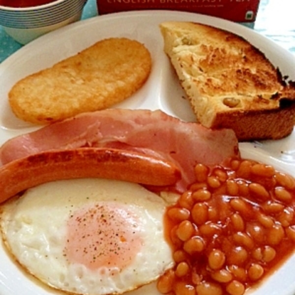 初めてイングリッシュブレックファーストを食べた日佐藤帆波