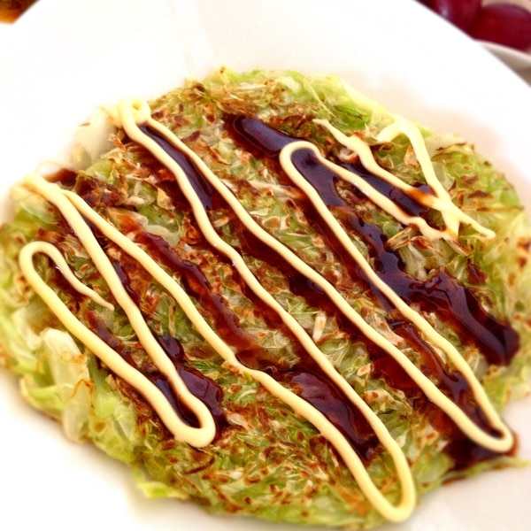 キャベツお好み焼き♪