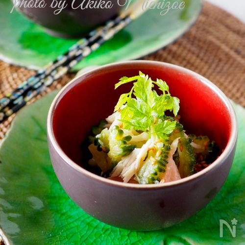 全てレンジ食べきり量簡単ゴーヤのナムル by beroneeteクックパッド簡単おいしいみんなのレシピが392万品