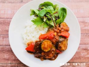 夏野菜のカレー炒め@チャレンジ レシピ！タッキーブログ