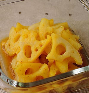 カレー風味レンコンのきんぴら