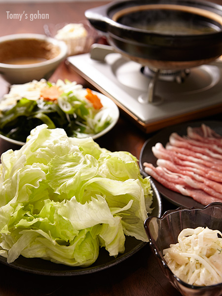 ほうじ茶昆布だしのしゃぶしゃぶ