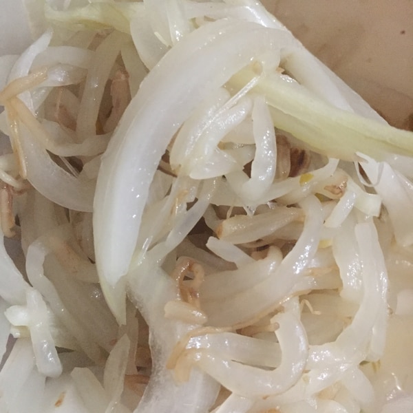 もやしとわかめの甘酢あえ