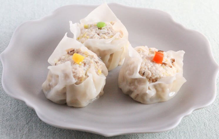 豆腐の菊花しゅうまい