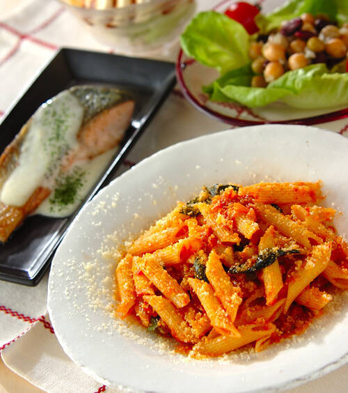 大豆のお肉のペンネグラタンの献立600kcal以内 管理栄養士監修 献立特集マルコメ