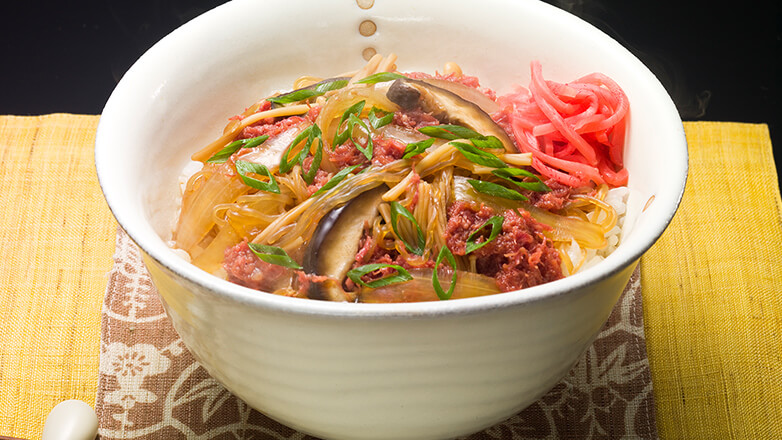 レシピ紹介 超時短！昼ご飯に迷ったらコンビーフ丼に決まり！！手作りハム・ソーセージの店 エッセン