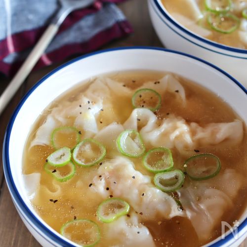 海老とキムチのワンタンスープお漬物の美味しいレシピお漬物の香味小夜子