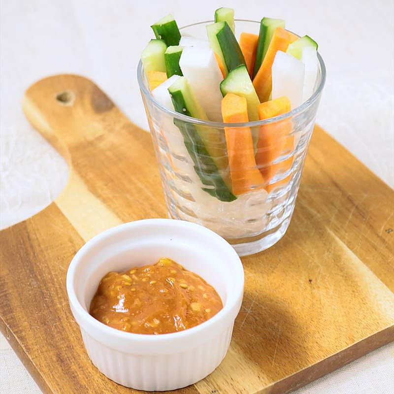 ディップソース＊アスパラとセロリのスティックサラダ