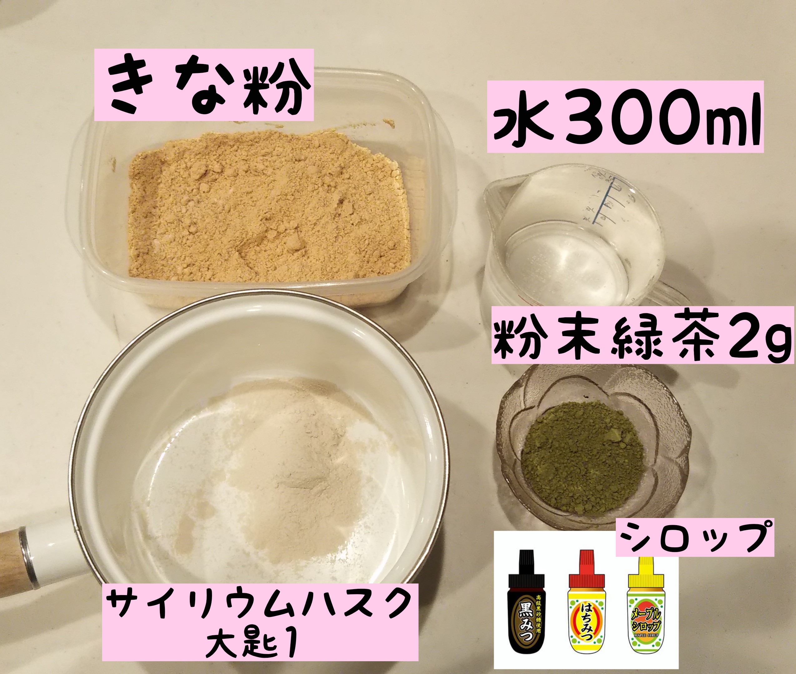 油脂・サイリウムハスク、油で揚げないきな粉あげぱん