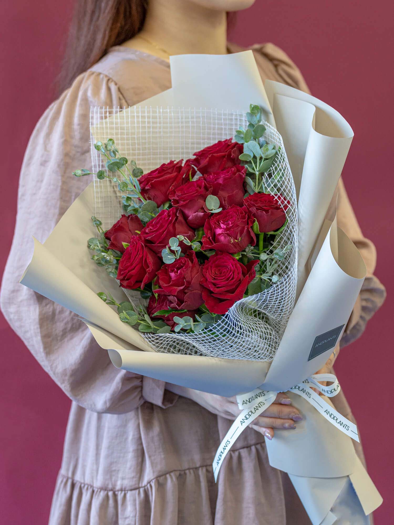 青バラ ブルーローズ とピンクの国産バラの花束の通販。プロポーズや誕生日プレゼントにおすすめ