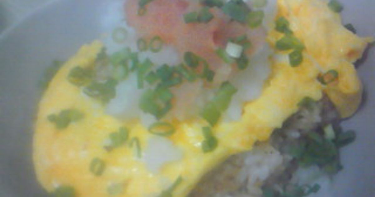 明太子の 和風オムライス ポン酢ジュレ ☆ - 四万十住人の 簡単料理ブログ